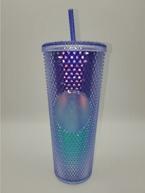 New Starbucks Iridescent Mermaid Studded Tumbler with Straw